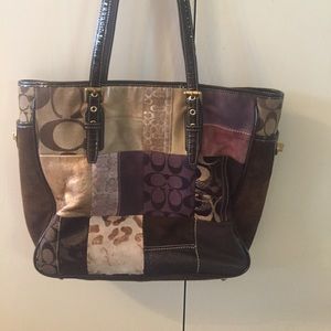 Coach patchwork purse